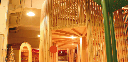 木育ひろばは、東京おもちゃ美術館と連携しています