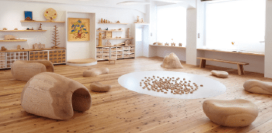 木育ひろばは、東京おもちゃ美術館と連携しています