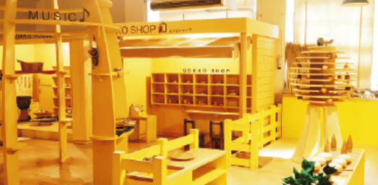 木育ひろばは、東京おもちゃ美術館と連携しています