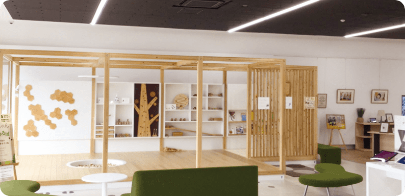 木育ひろばは、東京おもちゃ美術館と連携しています