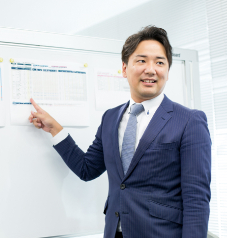 一人ではなく、他の人も巻き込んで、<br />
目標を達成していくというやりがい。